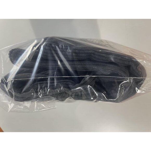 Women Grey Corduroy Large Shoulder Tote Shopping Bag with Zipper and Pockets - Picture 13 of 13